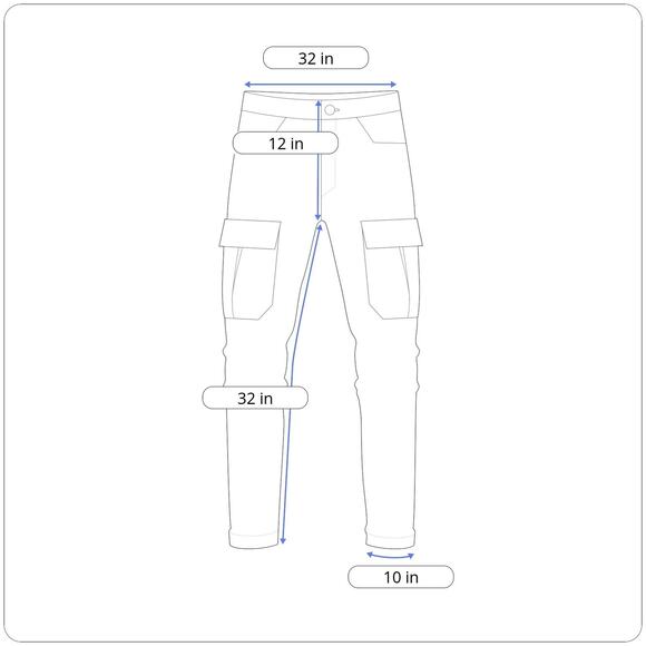 Vintage Levis Cargo Pants Mens 32x32 Brown Loose Straight Baggy Workwear Y2K - Picture 11 of 12